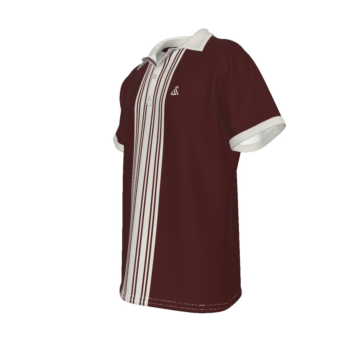 Retro Polo Maroon