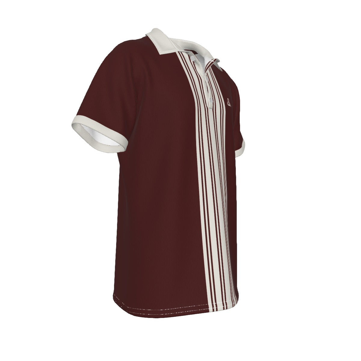 Retro Polo Maroon