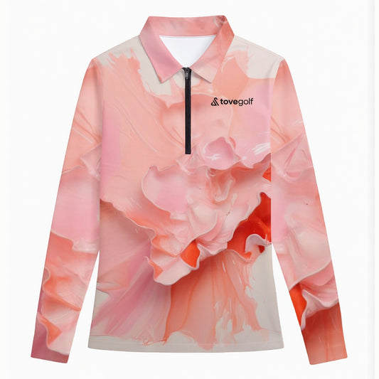 TOVE Quarter-Zip Polo – Lightweight Long Sleeve