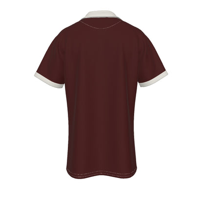 Retro Polo Maroon