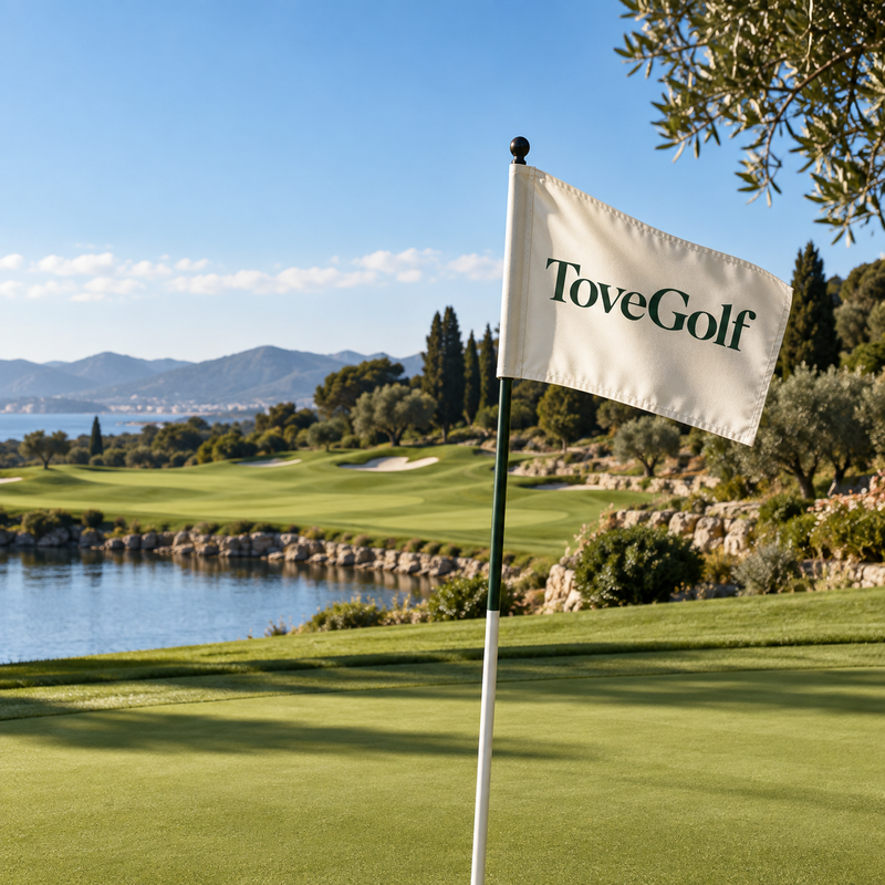 ToveGolf flag on the green